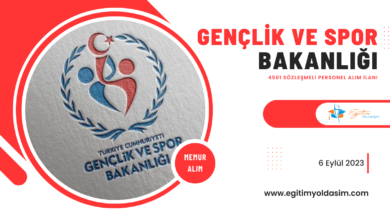 Gençlik ve Spor Bakanlığı 4501 sözleşmeli personel