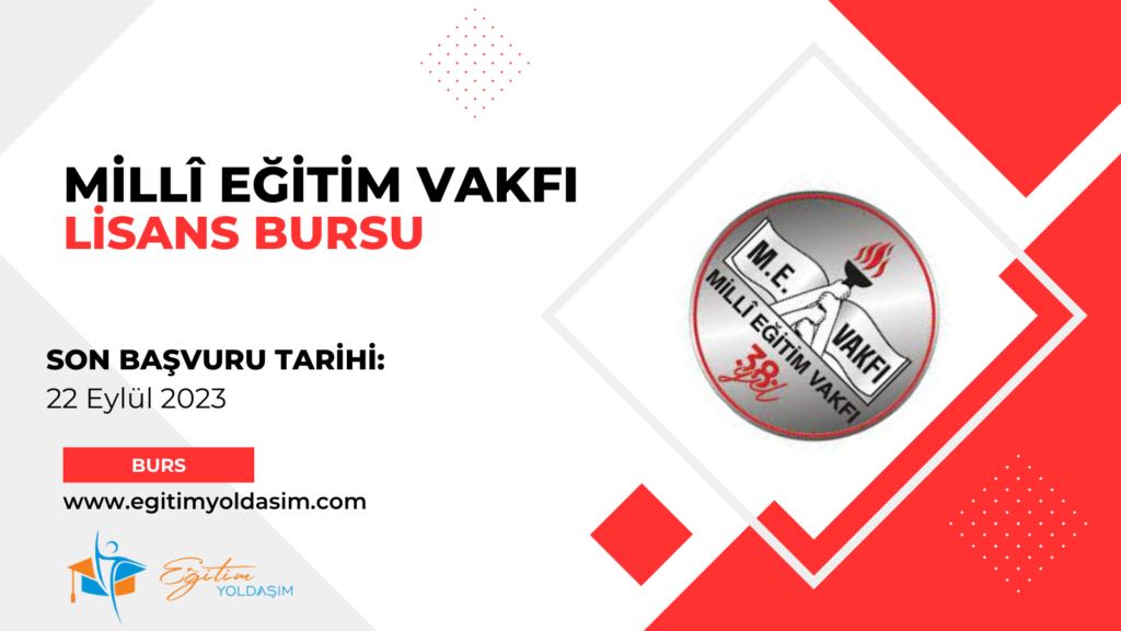 Millî Eğitim Vakfı Lisans Bursu