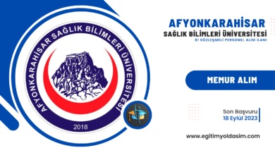 Afyonkarahisar Sağlık Bilimleri Üniversitesi 81 sözleşmeli personel