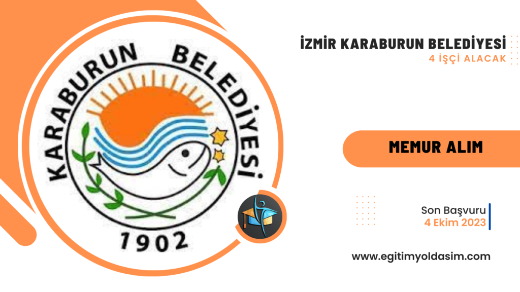 İzmir Karaburun Belediyesi 4 İşçi Alacak