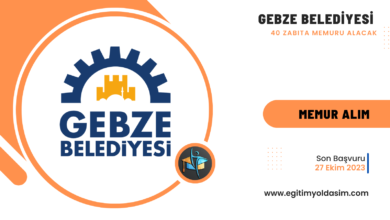 Gebze Belediyesi 40 zabıta memuru alacak