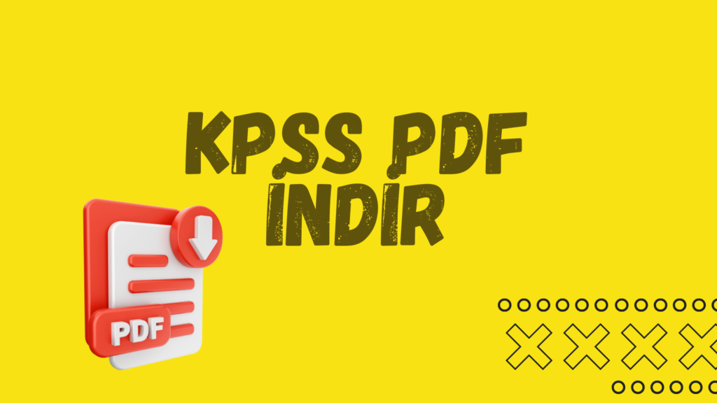 KPSS PDF İNDİR