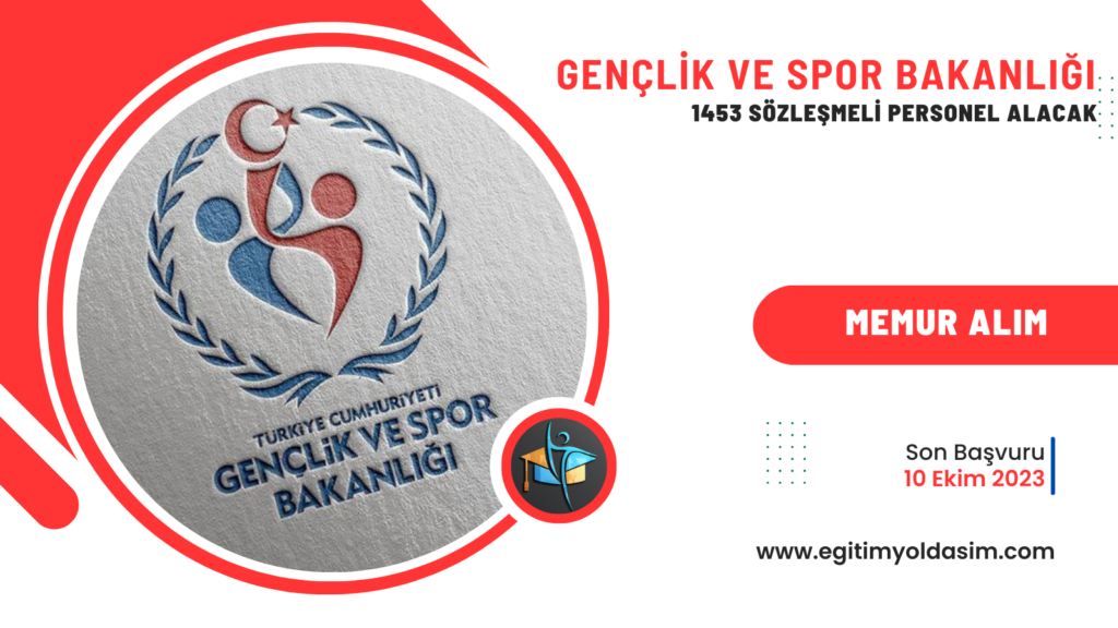 Gençlik ve Spor Bakanlığı 1453 sözleşmeli