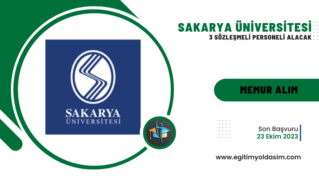 Sakarya Üniversitesi 3 sözleşmeli