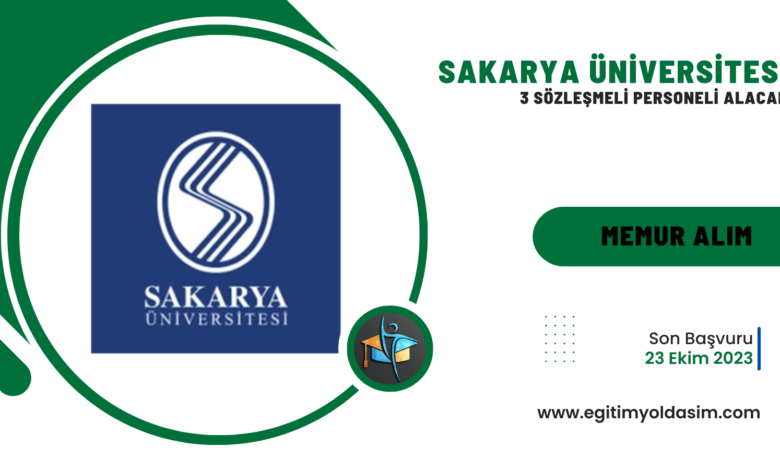 Sakarya Üniversitesi 3 sözleşmeli