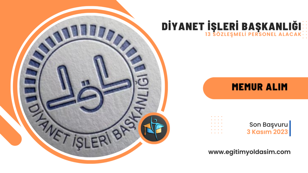 Diyanet 13 sözleşmeli personel alacak