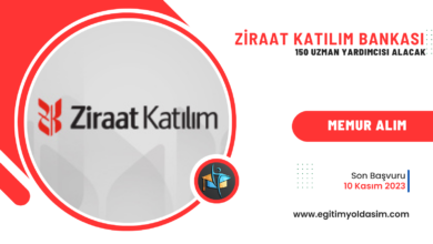 Ziraat Katılım Bankası 150 Uzman