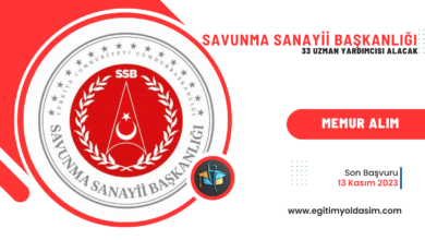 Savunma Sanayii Başkanlığı 33 uzman