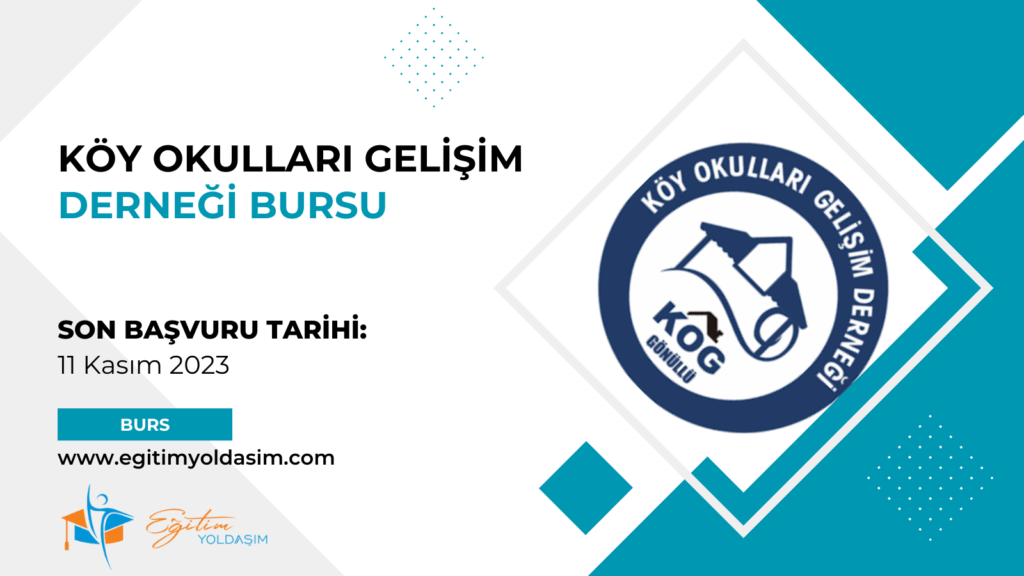 Köy Okulları Gelişim Derneği Bursu