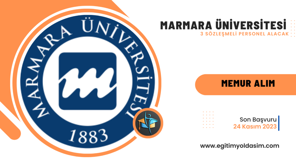 Marmara Üniversitesi 3 sözleşmeli