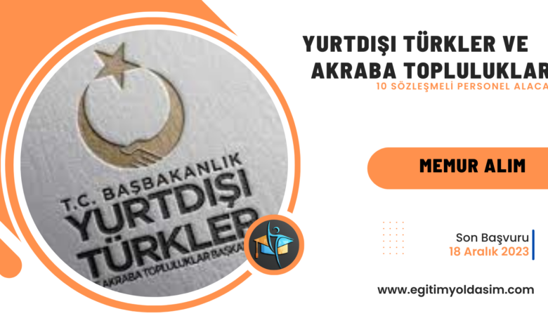 Yurtdışı Türkler ve Akraba Topluluklar 10