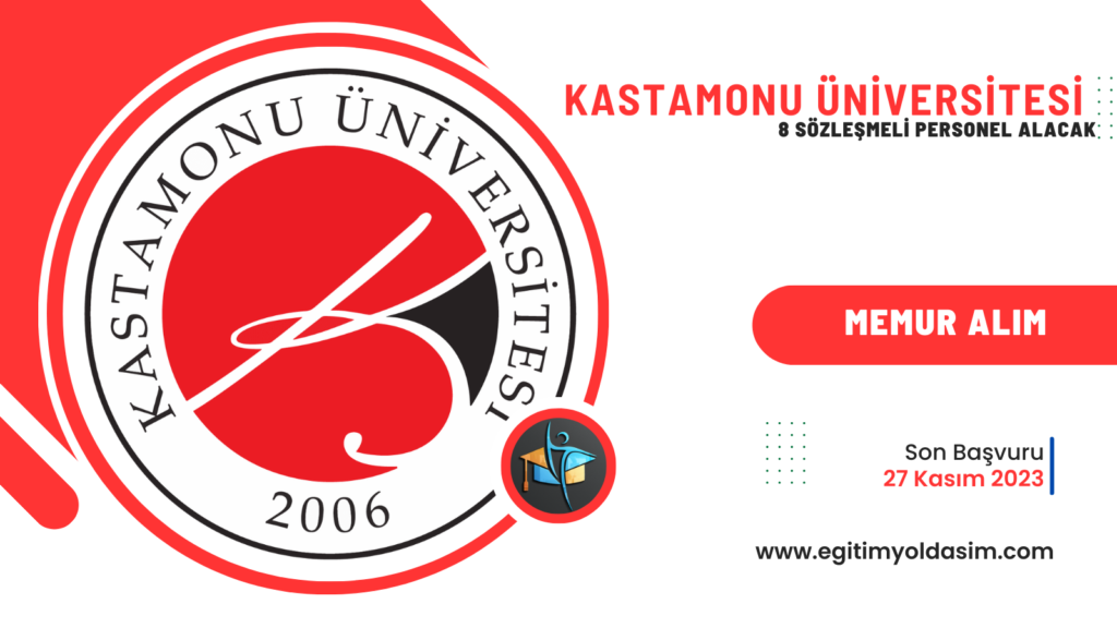 Kastamonu Üniversitesi 8 sözleşmeli 