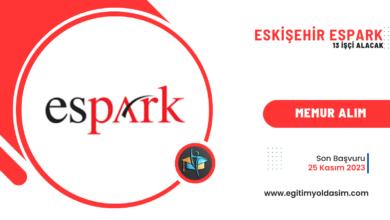 Eskişehir Espark 13 İşçi Alacak