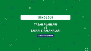 Sinoloji Taban Puanları ve Başarı Sıralamaları