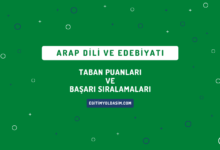 Arap Dili ve Edebiyatı Taban Puanları ve Başarı Sıralamaları