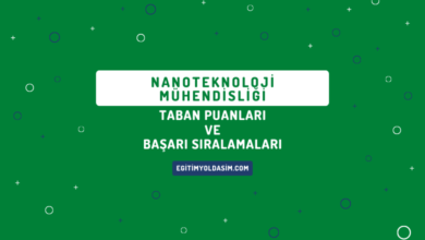 Nanoteknoloji Mühendisliği Taban Puanları ve Başarı Sıralamaları