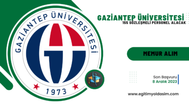 Gaziantep Üniversitesi 155 sözleşmeli