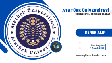 Atatürk Üniversitesi 99 sözleşmeli