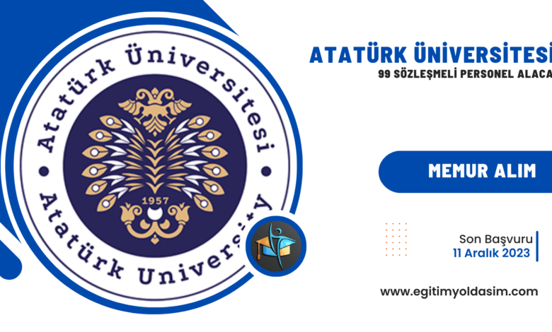 Atatürk Üniversitesi 99 sözleşmeli