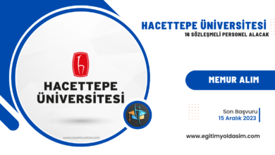 Hacettepe Üniversitesi 16 sözleşmeli