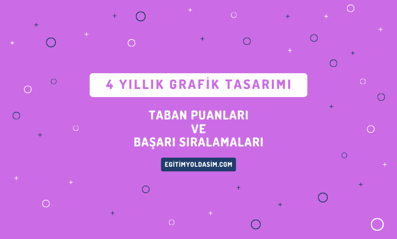 4 Yıllık Grafik Tasarımı Taban Puanları ve Başarı Sıralamaları