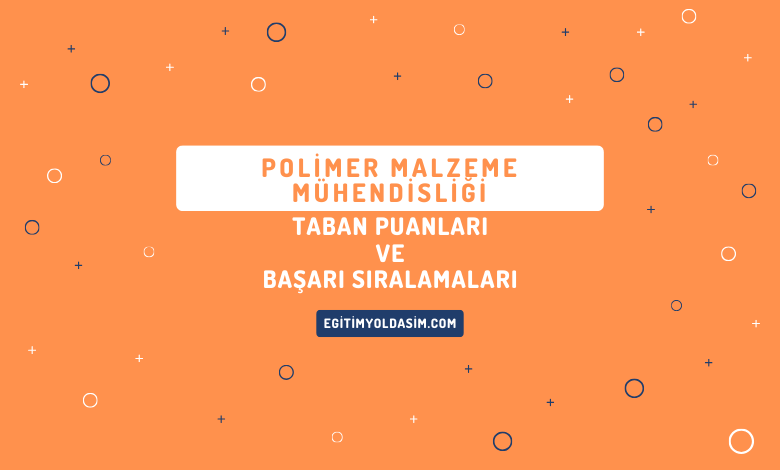 Polimer Malzeme Mühendisliği Taban Puanları ve Başarı Sıralamaları