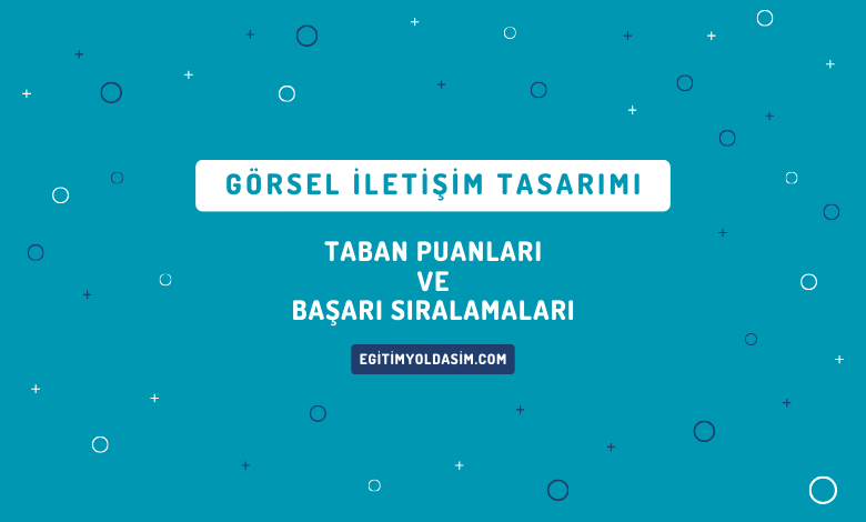 Görsel İletişim Tasarımı Taban Puanları ve Başarı Sıralamaları