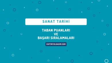 Sanat Tarihi Taban Puanları ve Başarı Sıralamaları