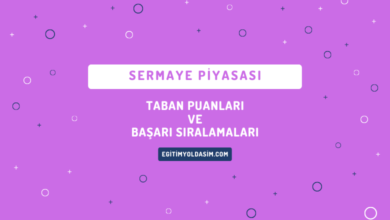 Sermaye Piyasası Taban Puanları ve Başarı Sıralamaları