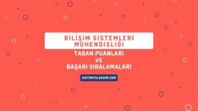 Bilişim Sistemleri Mühendisliği Taban Puanları ve Başarı Sıralamaları