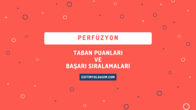 Perfüzyon Taban Puanları ve Başarı Sıralamaları