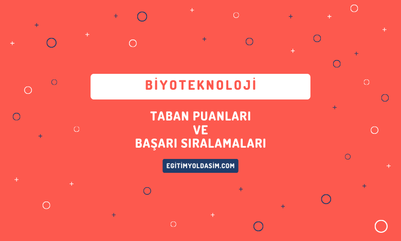 Biyoteknoloji Taban Puanları ve Başarı Sıralamaları