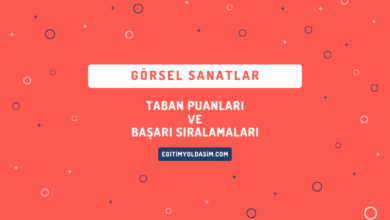 Görsel Sanatlar Taban Puanları ve Başarı Sıralamaları