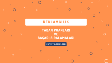 Reklamcılık Taban Puanları ve Başarı Sıralamaları