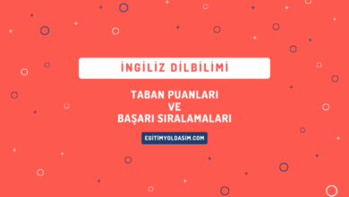 İngiliz Dilbilimi Taban Puanları ve Başarı Sıralamaları