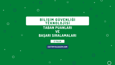 Bilişim Güvenliği Teknolojisi Taban Puanları ve Başarı Sıralamaları