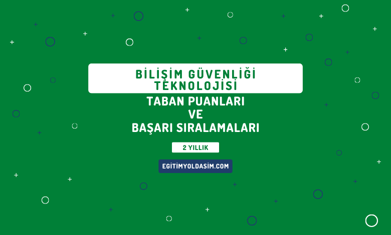 Bilişim Güvenliği Teknolojisi Taban Puanları ve Başarı Sıralamaları