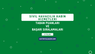 Sivil Havacılık Kabin Hizmetleri Taban Puanları ve Başarı Sıralamaları