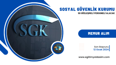 SGK, 59 sözleşmeli personeli