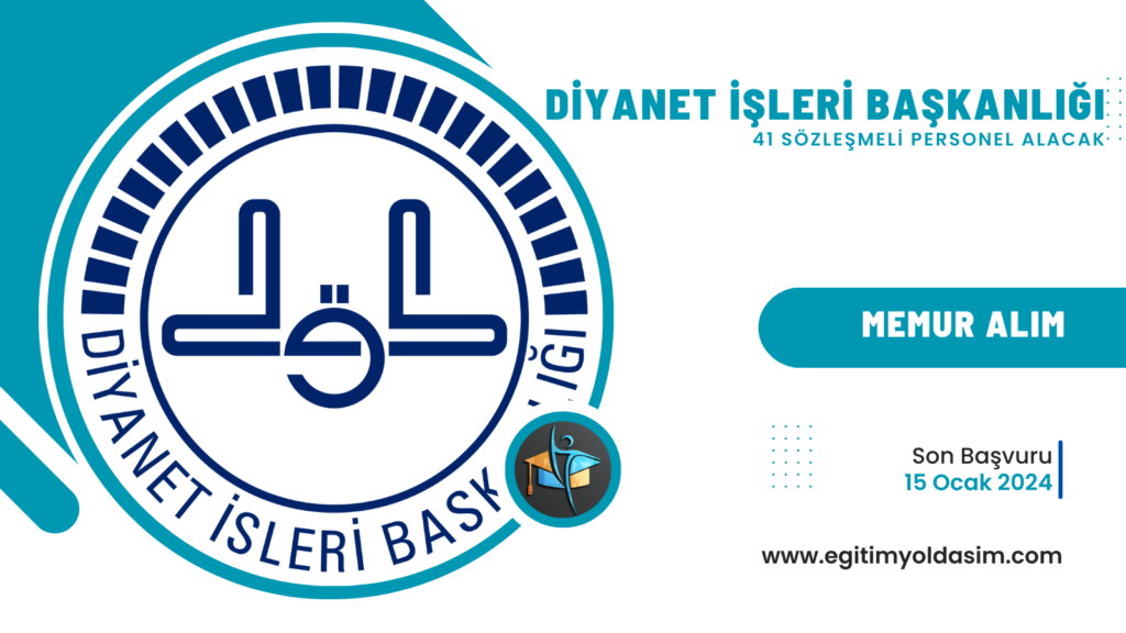 Diyanet 41 sözleşmeli personel 