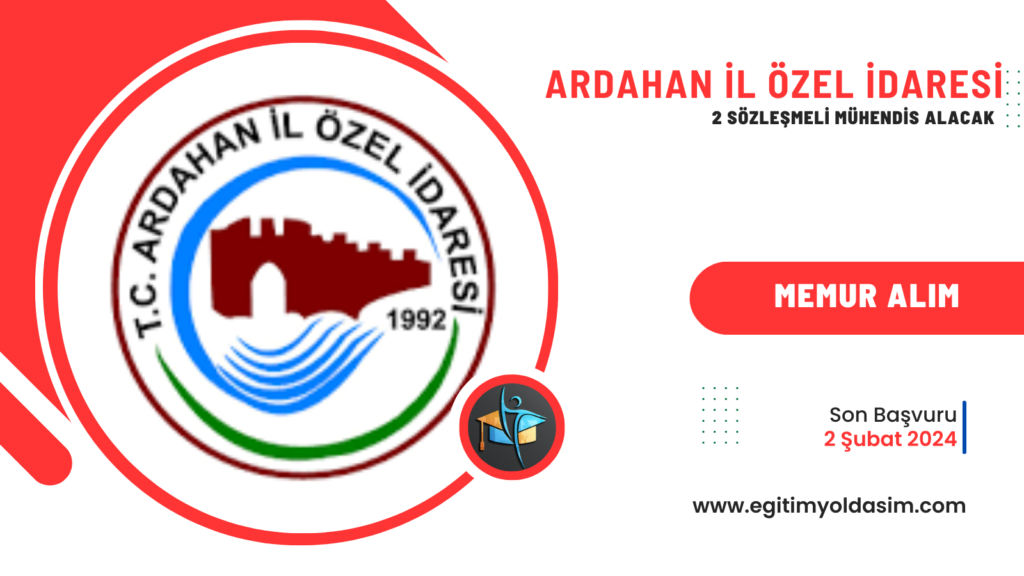 Ardahan İl Özel İdaresi 2 sözleşmeli 