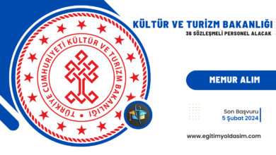 Kültür ve Turizm Bakanlığı 36 sözleşmeli