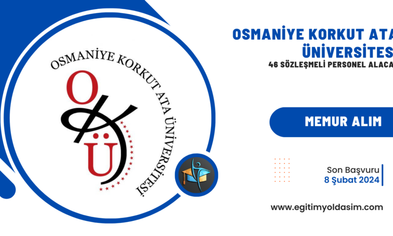 Osmaniye Korkut Ata Üniversitesi 46