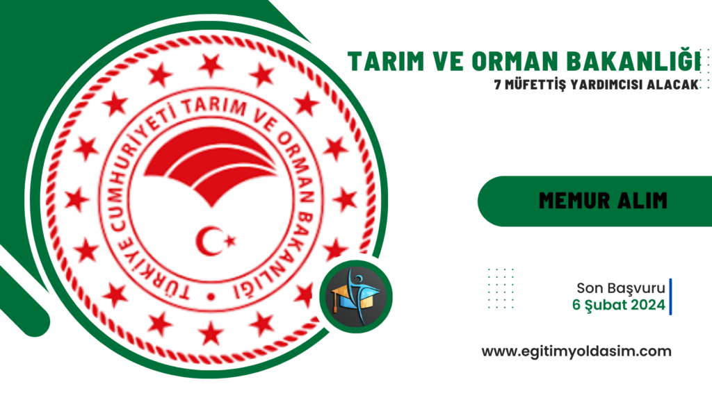 Tarım ve Orman Bakanlığı 7 müfettiş