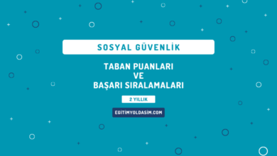 Sosyal Güvenlik Taban Puanları ve Başarı Sıralamaları