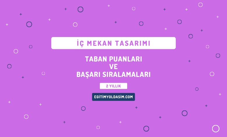 İç Mekan Tasarımı Taban Puanları ve Başarı Sıralamaları