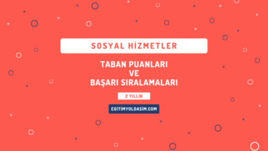 Sosyal Hizmetler Taban Puanları ve Başarı Sıralamaları