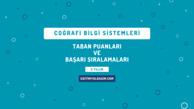 Coğrafi Bilgi Sistemleri Taban Puanları ve Başarı Sıralamaları