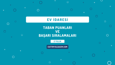 Ev İdaresi Taban Puanları ve Başarı Sıralamaları