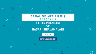 Sanal ve Artırılmış Gerçeklik Taban Puanları ve Başarı Sıralamaları